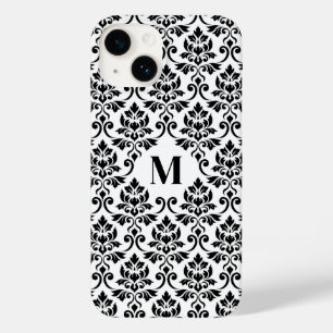 Feuille Damask Svart Mönster (Anpassad)
