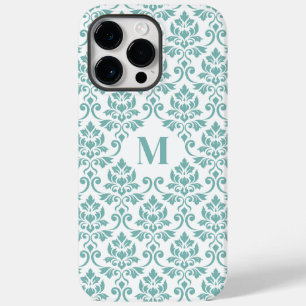 Feuille Damask Teal Mönster (Anpassningsbar)