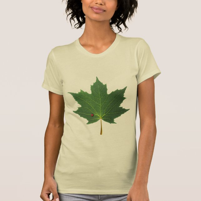 FEUILLE D'ÉRABLE - COCCINELLE T SHIRT (Framsida)