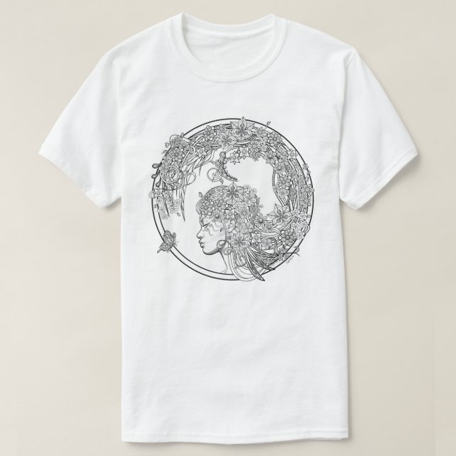 Fey blomma: Vuxen färgläggning för DIY av Sonja Tee (Design framsida)