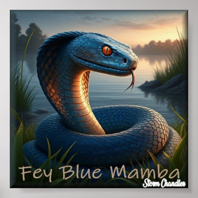 Fey Blue Mamba Poster (Framsidan)