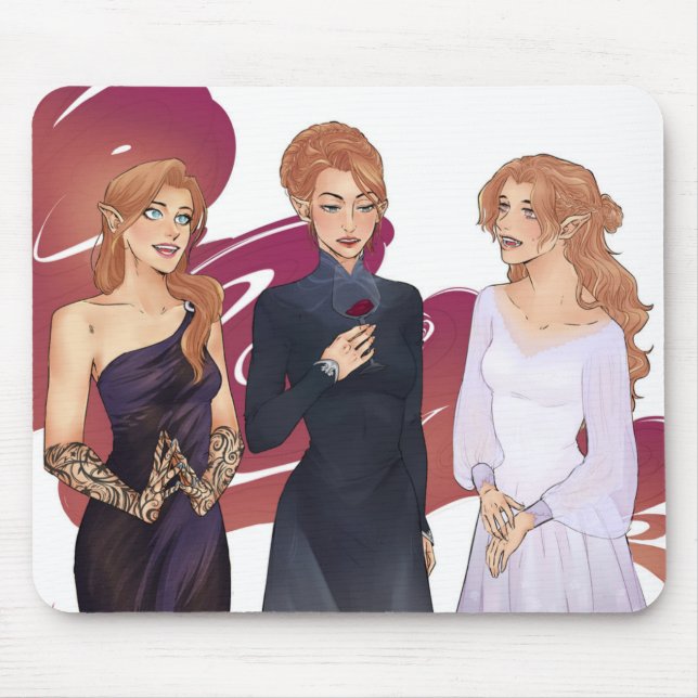 Feyre, Nesta e Elain Archeron Musmatta (Framsidan)