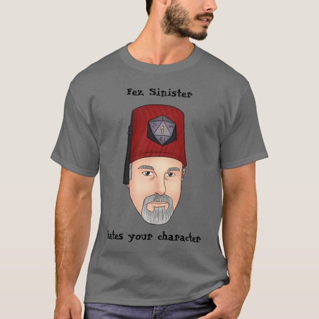 Fez illavarslande hatskjorta t-shirt (Framsida)
