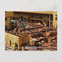 Fez läderTannery - Chouara Marocko Vykort