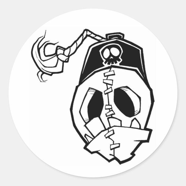 fez runt klistermärke (Framsida)