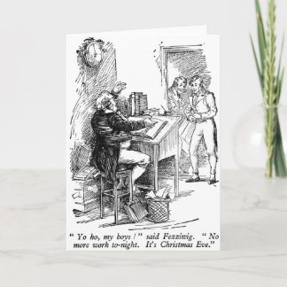 Fezziwig (med text) helgkort