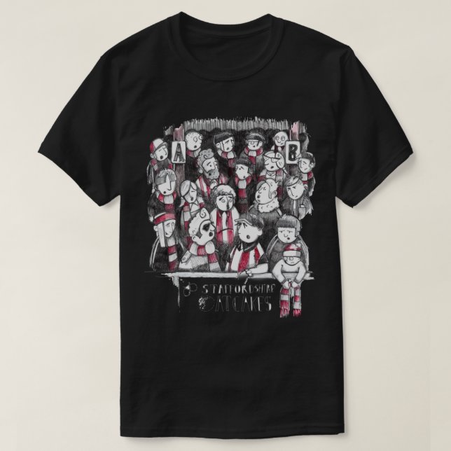 FF Stoke City - Football Fläkt - Boothen Enders T Shirt (Design framsida)
