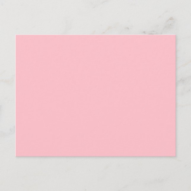 FFC0CB Rosa Vykort (Framsida)