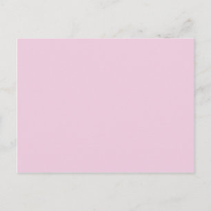 FFCCFF Blek Lilac Rosa Lavender Solid Färg Vykort