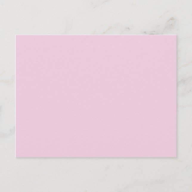 FFCCFF Blek Lilac Rosa Lavender Solid Färg Vykort (Framsida)