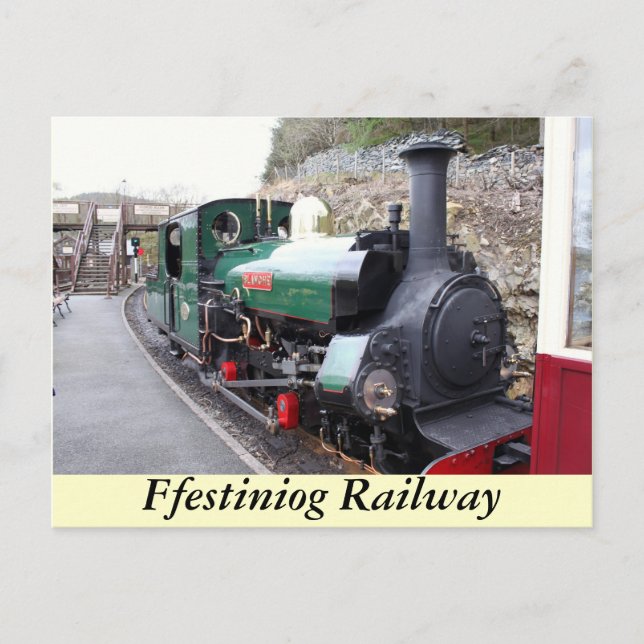 Ffestiniog Railway Vykort (Framsida)