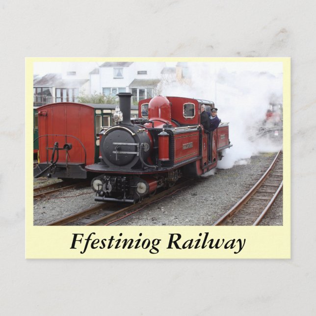 Ffestiniog Railway Vykort (Framsida)