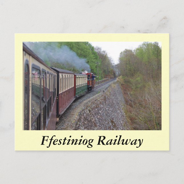 Ffestiniog Railway Vykort (Framsida)