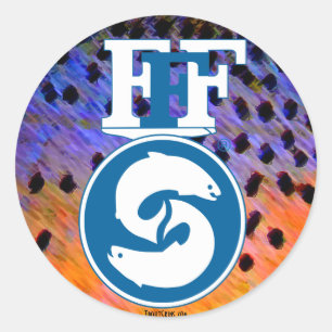 FFF-dekal Runt Klistermärke