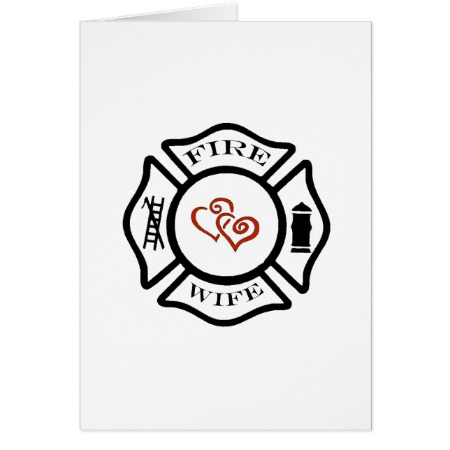 FFFireWife Hälsningskort (Framsidan)