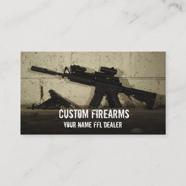 FFL-återförsäljarevisitkort Visitkort (Framsida)