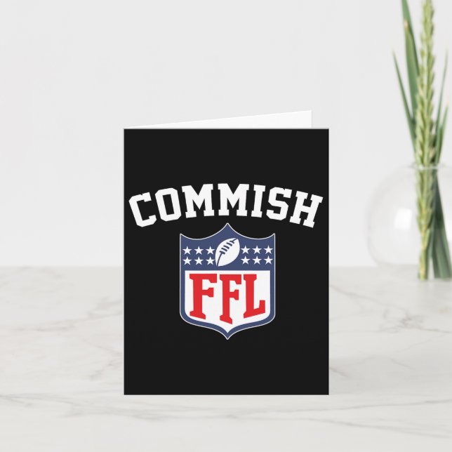Ffl Comm från den brittiska Fantasy Football Leagu Kort (Framsida)