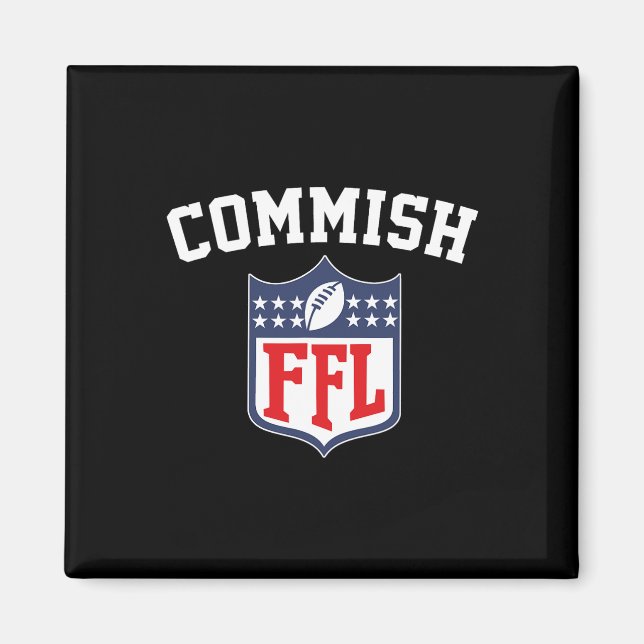 Ffl Comm från den brittiska Fantasy Football Leagu Magnet (Framsidan)