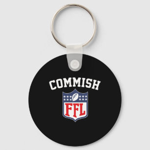 Ffl Comm från den brittiska Fantasy Football Leagu Nyckelring