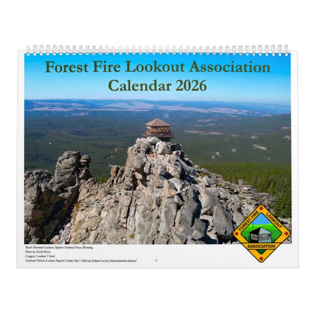 FFLA Lookout Calendar 2026 Kalender (Omslag)