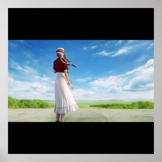 FFVII Aerith Background Poster (Framsidan)