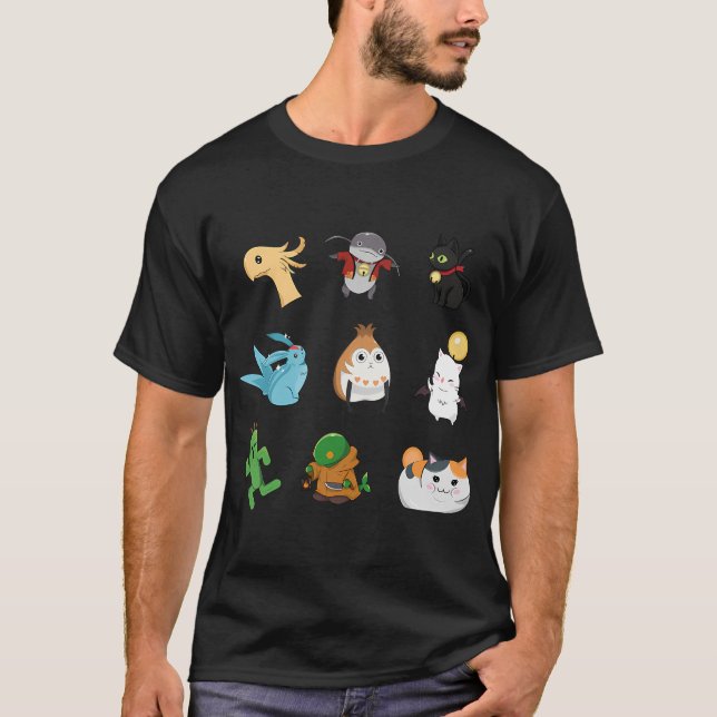FFXIV Companions T Shirt (Framsida)