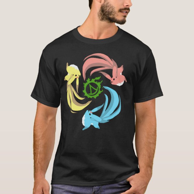 FFXIV Summoner - Carbuncles T Shirt (Framsida)