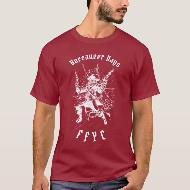 FFYC Pirat White T Shirt (Framsida)