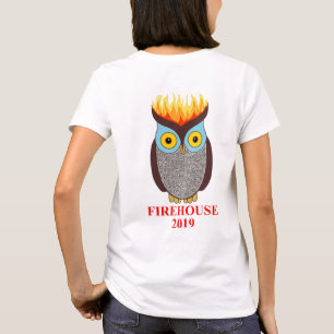 FH beklär och drar tillbaka bruna ugglakvinna T Shirt