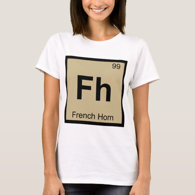 Fh - Valthornsmusik Kemins periodiska system Tee (Framsida)