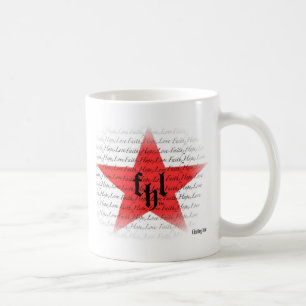 FHL (tro, hopp & kärlek) all stjärnalogotyp Kaffemugg