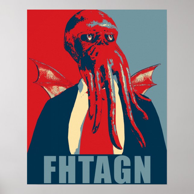 Fhtagn Poster (Framsidan)