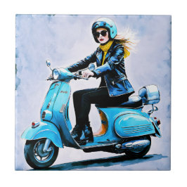 ’Fiamma’ ’Corsa Elegante’ - Elegant Ride Kakelplatta