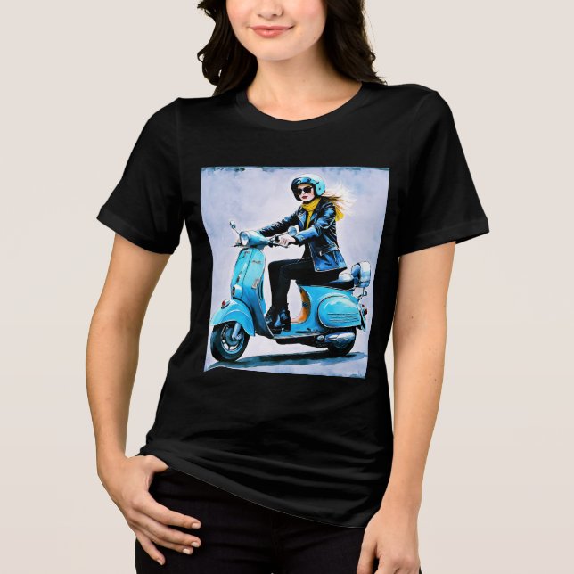 ’Fiamma’ ’Corsa Elegante’ - Elegant Ride T Shirt (Framsida)