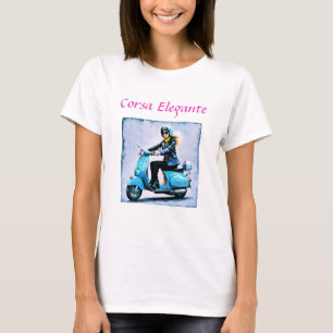 ’Fiamma’ ’Corsa Elegante’ - Elegant Ride T Shirt
