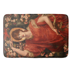 Fiammettas vision (av Dante Gabriel Rossetti) Badrumsmatta