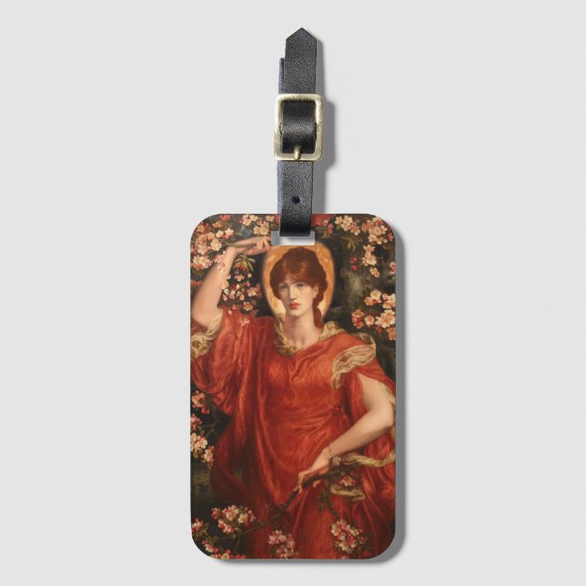 Fiammettas vision (av Dante Gabriel Rossetti) Bagagebricka (Framsida vertikal)