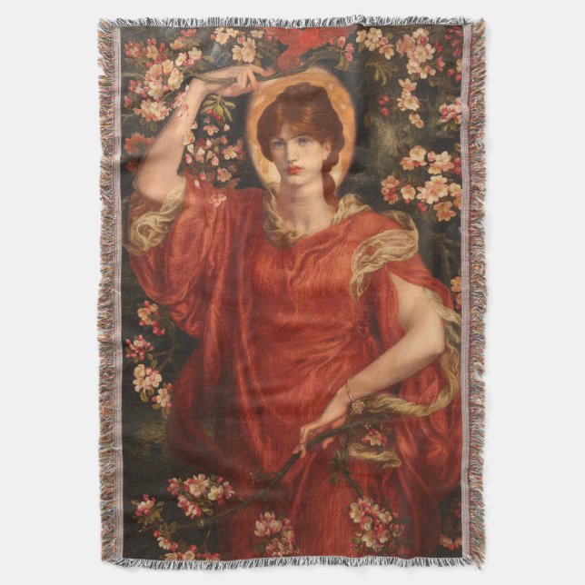 Fiammettas vision (av Dante Gabriel Rossetti) Filt (Framsidan Vertikal)