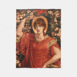 Fiammettas vision (av Dante Gabriel Rossetti) Fleecefilt