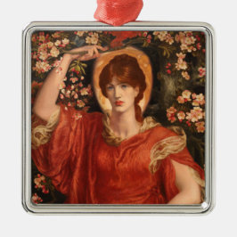 Fiammettas vision (av Dante Gabriel Rossetti) Julgransprydnad Metall