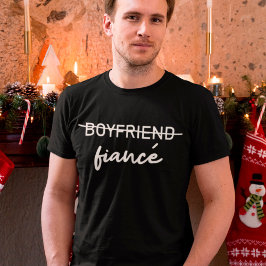 Fiancé Fiance Par Förlovning Engated Boykompis T Shirt