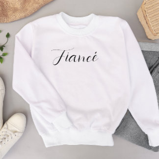 Fiance Sweatshirt för henne T Shirt