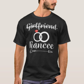 Fiancee är Girlkompis Ring Tees Frieri Kvinnor T Shirt