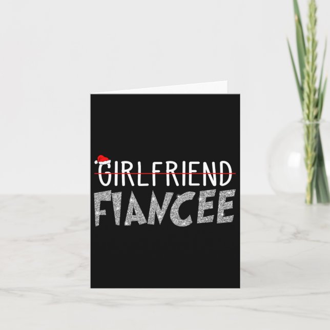 Fiancee Fiance jul Pajamas Engaged Par M Kort (Framsida)