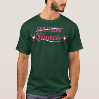 Fiancee-gåvor från maka till Ny gifta Bröllop T Shirt