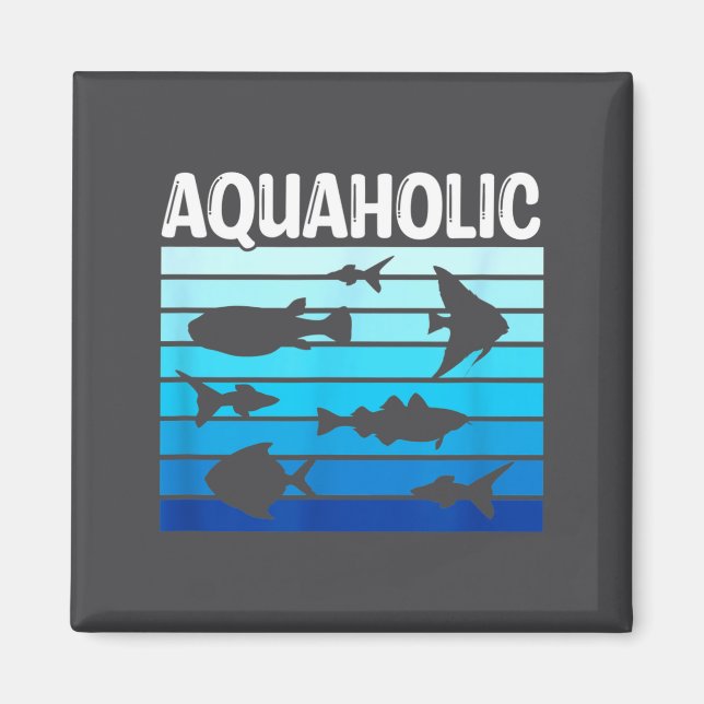 Fiank Funny Fishkeeper Quote Fish Keeper Aquarium  Magnet (Framsidan)