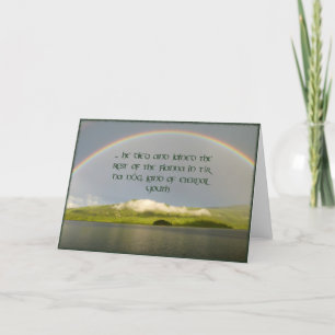 Fianna och Tír na nÓg Sympathy Card Kort