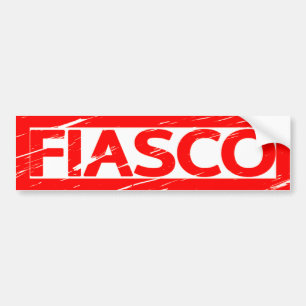 Fiasco Frimärke Bildekal