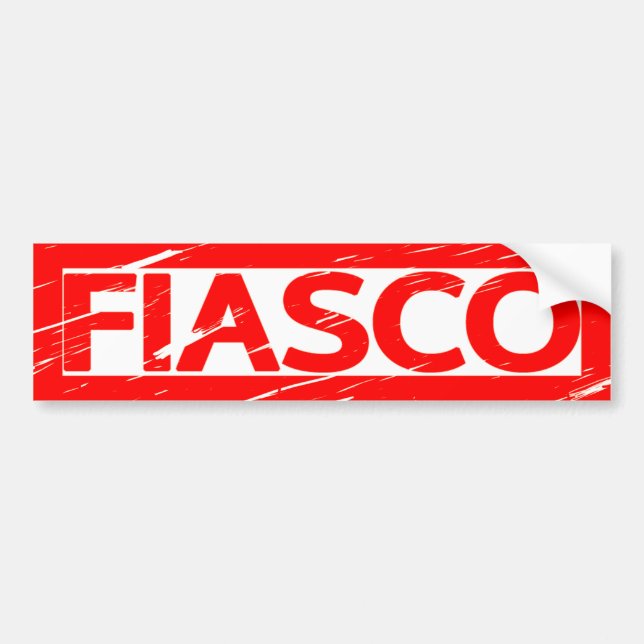 Fiasco Frimärke Bildekal (Framsidan)