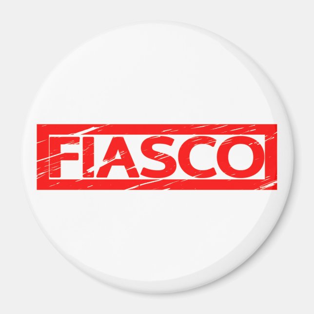 Fiasco Frimärke Magnet (Framsidan)